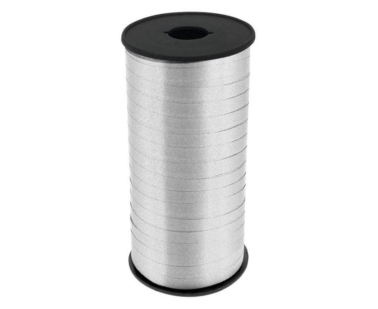 GoDan, wstążka dekoracyjna, lustrzana, srebrna, 92m