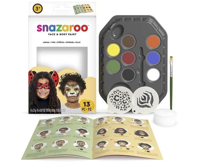 GoDan, zwierzęta, zestaw farb do malowania twarzy