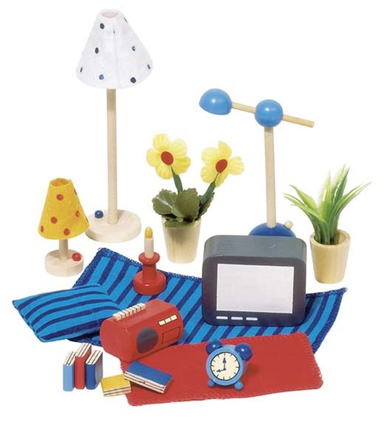 Goki, akcesoria do salonu i sypialni, 17 elementów