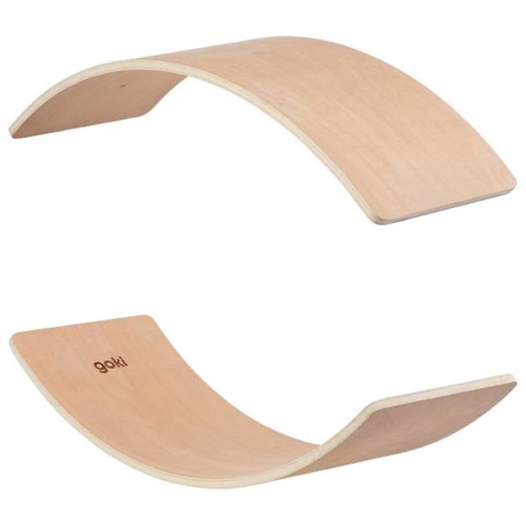 Goki, deska do balansowania, drewniana