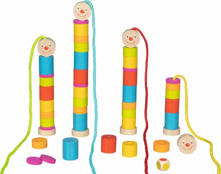 Goki, Długość gąsienicy, nawlekanka, drewniana gra