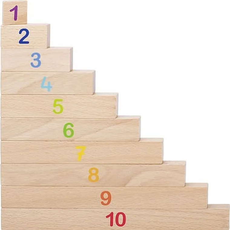 Goki, drewniana tablica matematyczna, 36 elementów