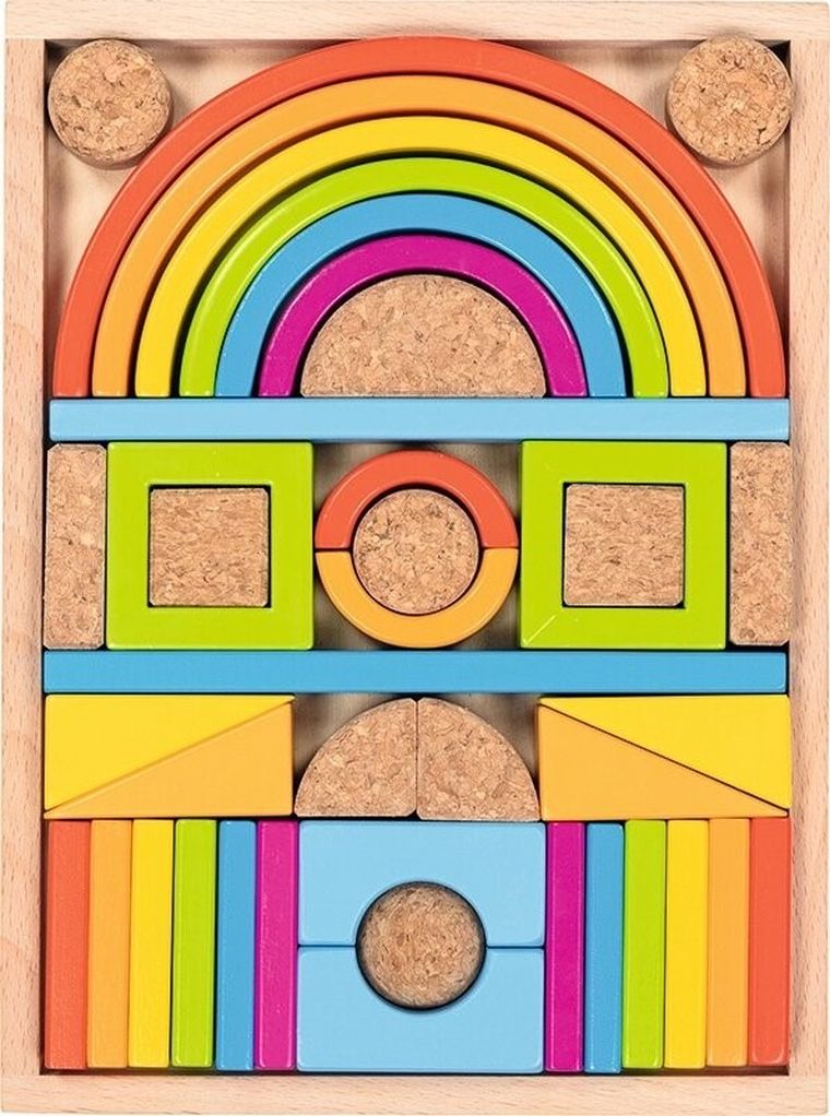 Goki, drewniana układanka 3D, 40 elementów