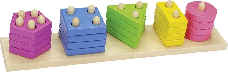 Goki, Kolorowe klocki, sortowanie