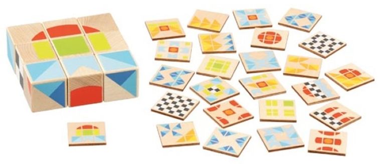 Goki, kształty i kolory, układanka