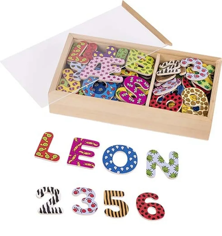 Goki, magnetyczne literki i cyferki, 88 elementów