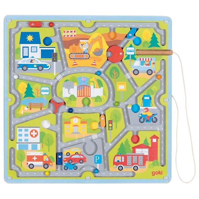 Goki, miasto, gra labirynt