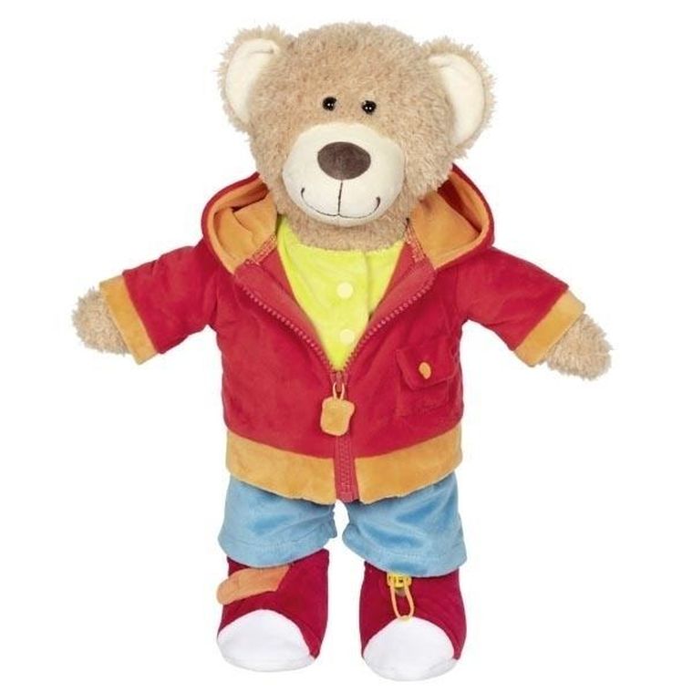 Goki, Miś Brommel, nauka ubierania, maskotka