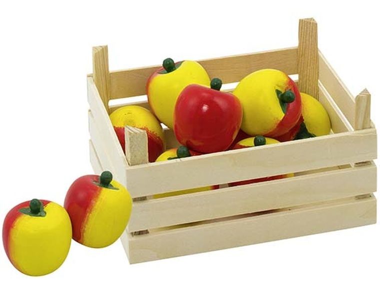 Goki, Owoce w skrzynce, Jabłka, 10 elementów