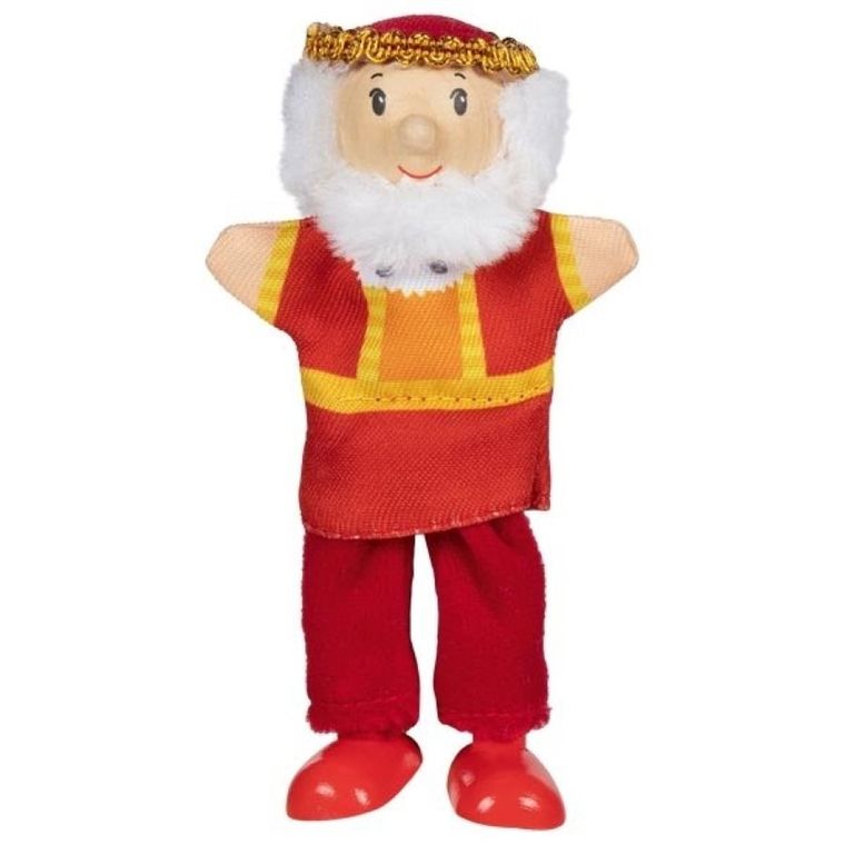 Goki, pacynka na palec, król