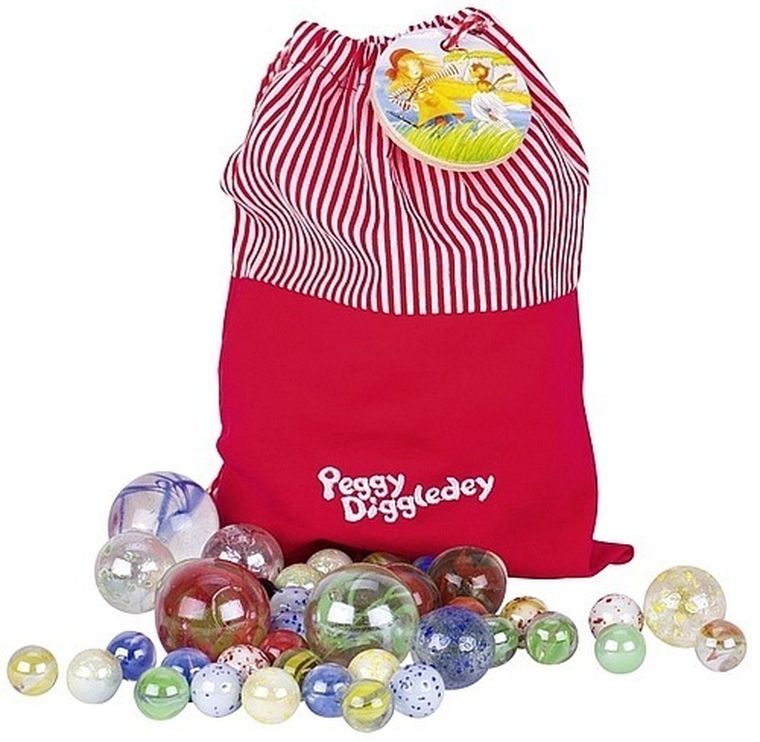 Goki, Peggy Diggledey, szklane kulki, 50 szt.