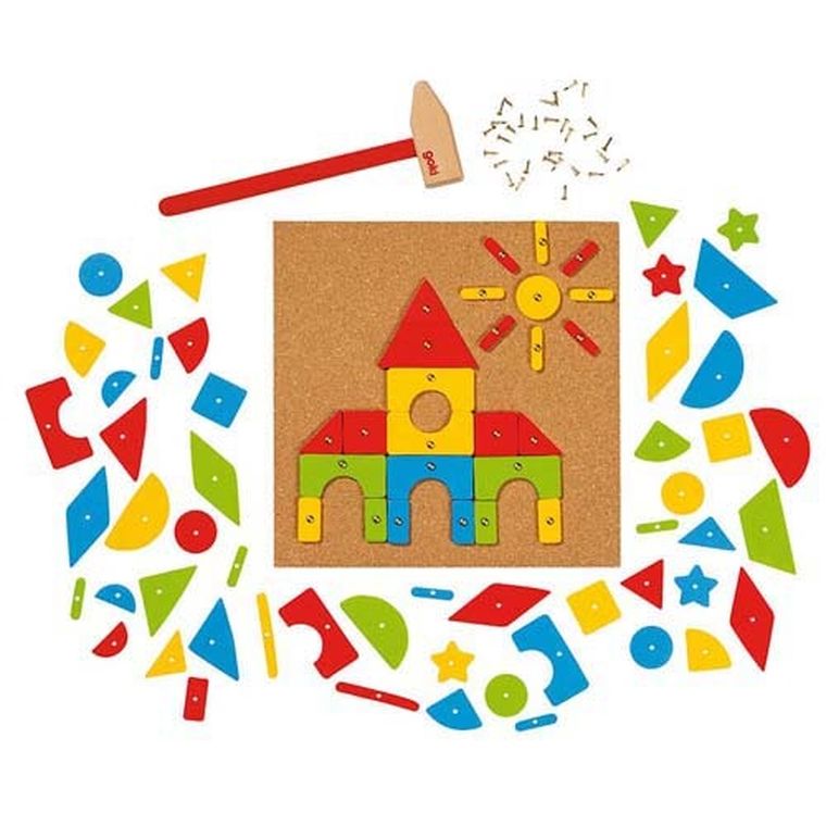 Goki, Przybijanka, zabawa manualna z figurami