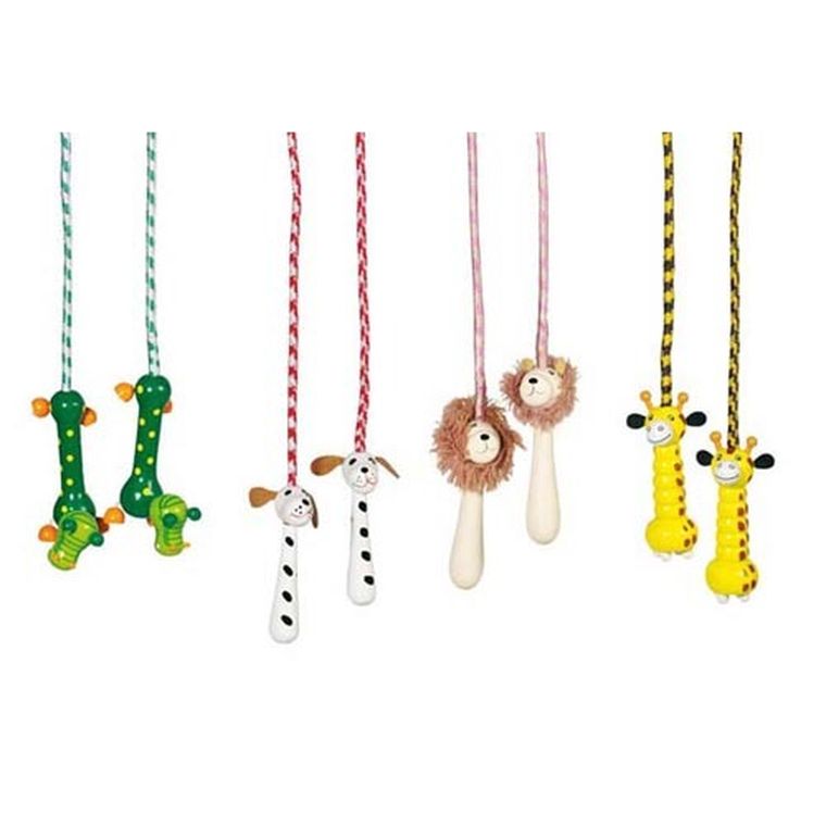 Goki, skakanka z drewnianymi uchwytami