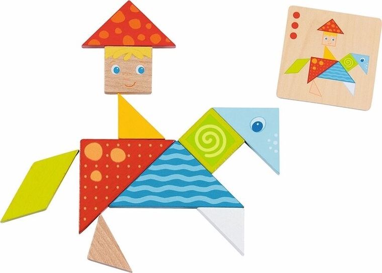 Goki, Tangram Kolorowy świat, ukłądanka edukacyjna