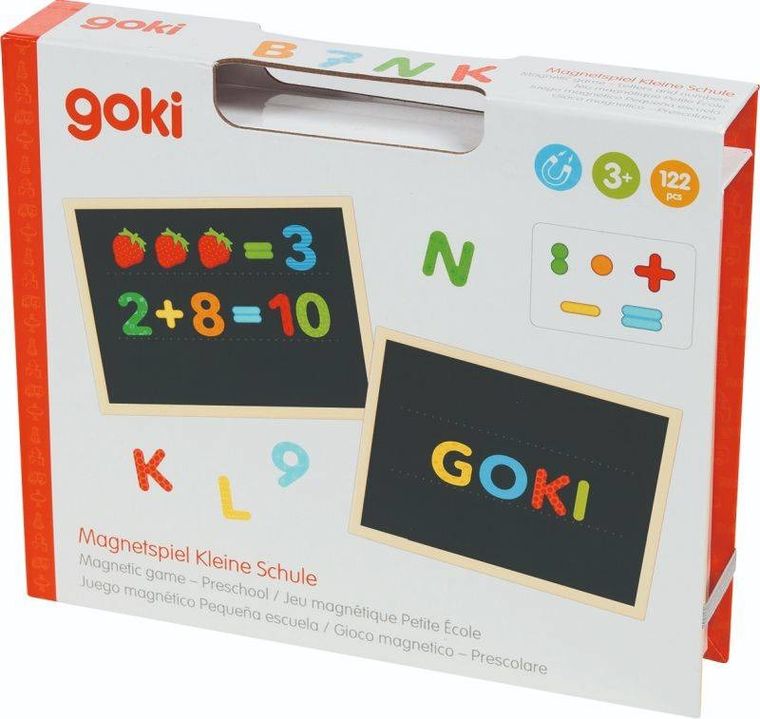 Goki, układanka z magnesami, mała szkoła