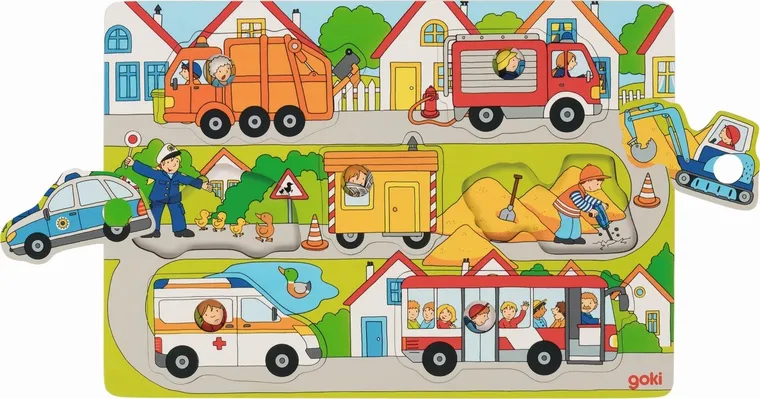 Goki, Uliczne wydarzenia, drewniana układanka