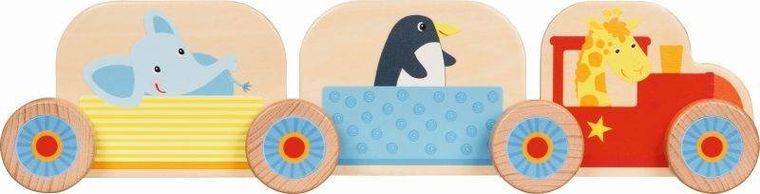 Goki, zestaw do budowy pociągu, mój mały pociąg