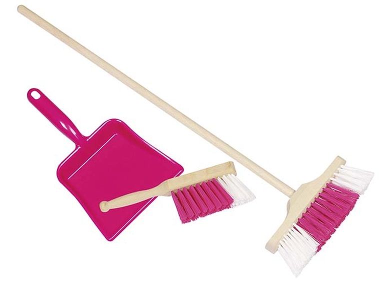 Goki, zestaw do sprzątania ze szczotką i szufelką