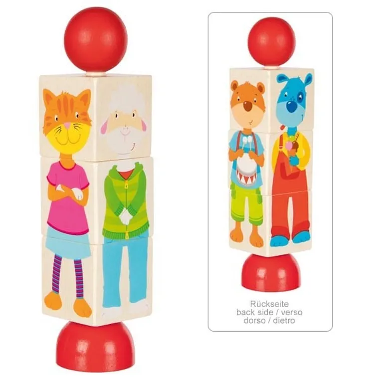 Goki, Zwięrzęta, obrotowe puzzle