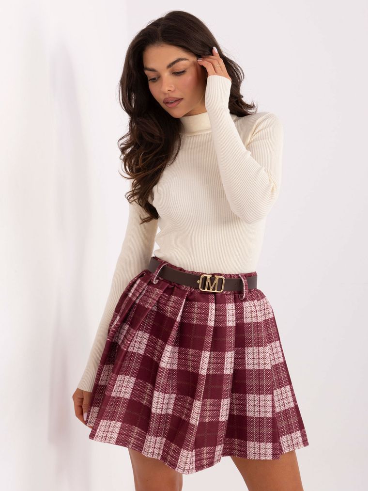 Golf damski, ecru, Sublevel