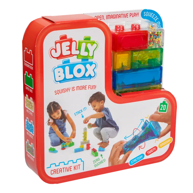 Goliath, Jelly Blox, Creative Kit, elastyczne klocki, 20 elementów