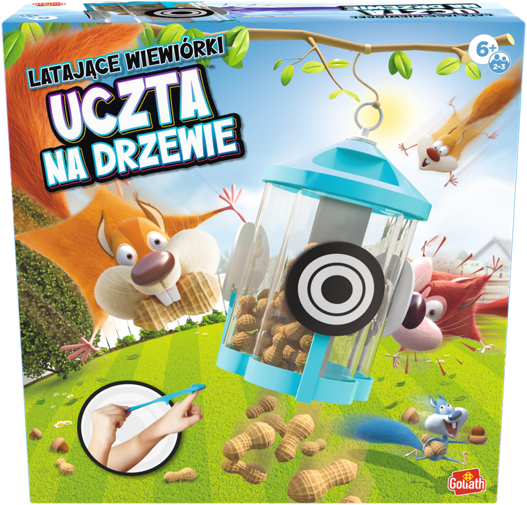 Goliath, Latające Wiewiórki, Uczta na drzewie! gra zręcznościowa
