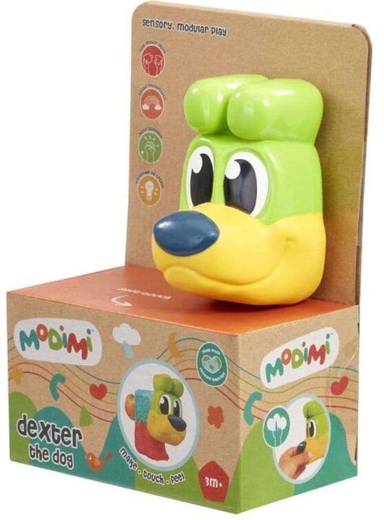 Goliath, Modimi, Dexter the Dog, zabawka sensoryczna