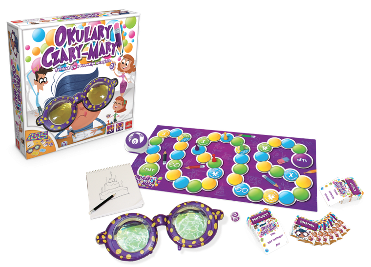 Goliath, Okulary Czary-Mary, rysowane kalambury, gra familijna