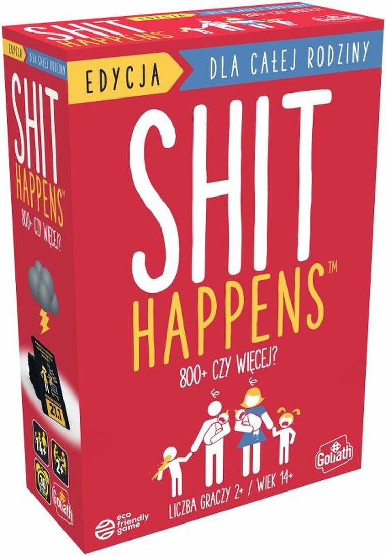 Goliath, Shit Happens, Grunt to rodzinka, gra karciana
