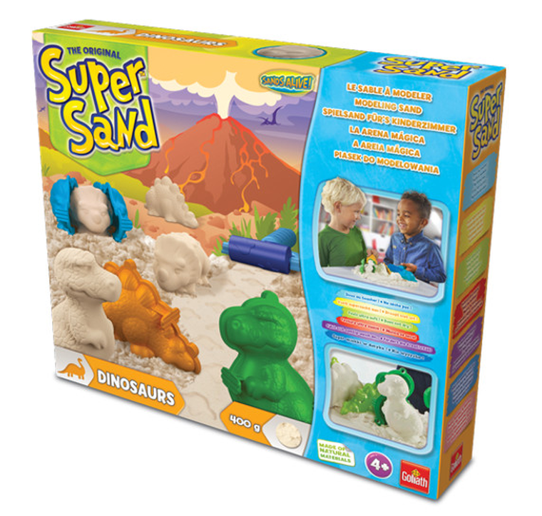 Goliath, Super Sand, Dinosaurs 2, piasek kinetyczny