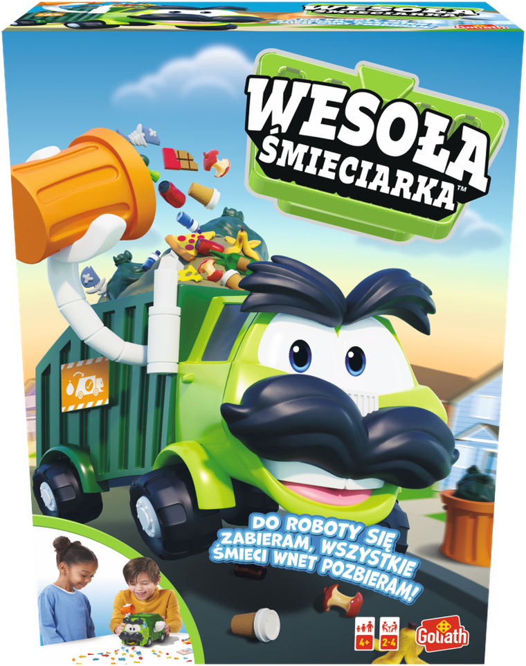 Goliath, Wesoła Śmieciarka, familijna gra zręcznościowa