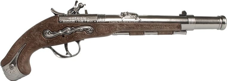 Gonher, pistolet pirata, metalowy