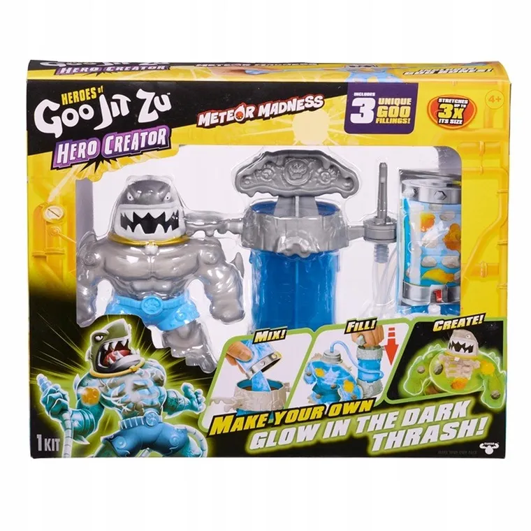 Goo Jit Zu, Hero Creator, Thrash, zestaw kreatywny z figurką