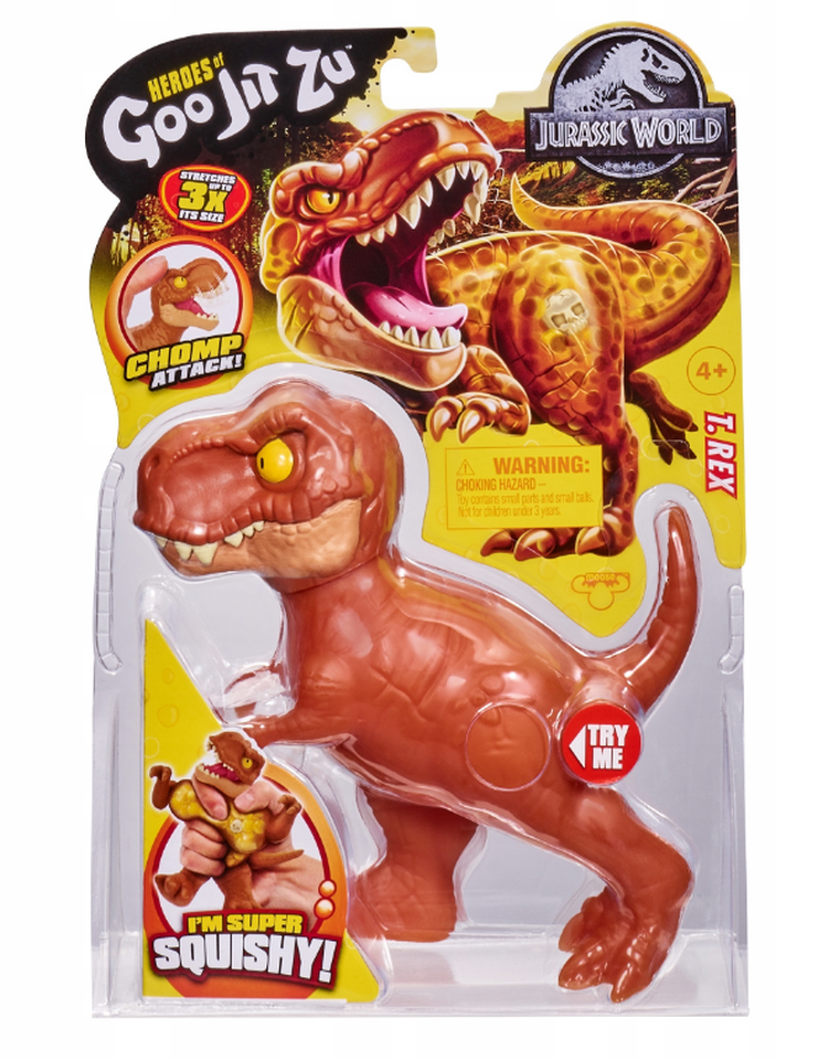Goo Jit Zu, Jurassic Word, T-Rex, elastyczna figurka