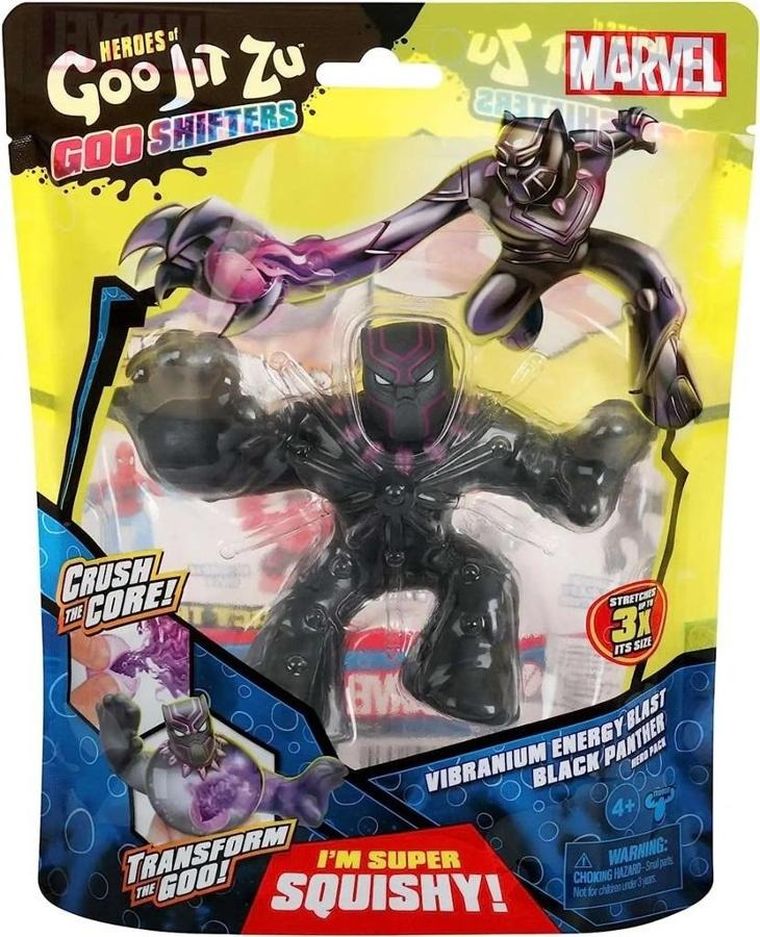 Goo Jit Zu, Marvel, Goo Shifters, Black Panther, figurka