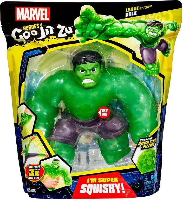 Goo Jit Zu, Supagoo, Marvel, Hulk, elastyczna figurka