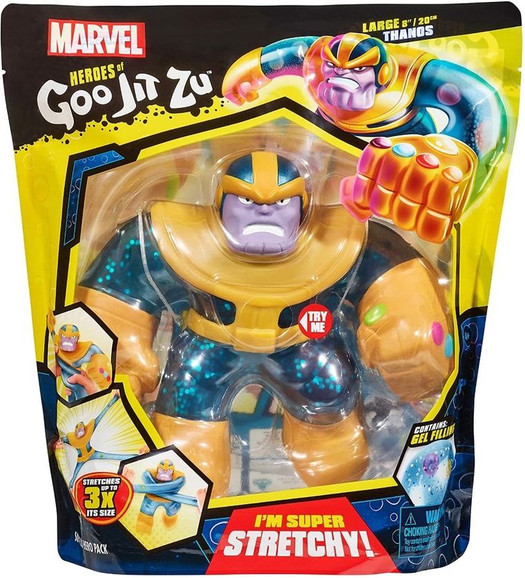 Goo Jit Zu, Supagoo, Marvel, Thanos, elastyczna figurka