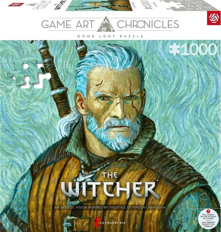 Good Loot, Game Art Chronicles, The Witcher, Geralt & Vincent van Gogh, puzzle, 1000 elementów