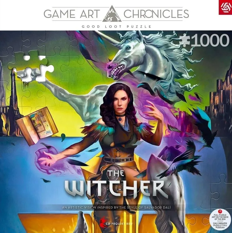 Good Loot, Game Art Chronicles, The Witcher, Yennefer & Salvador Dali, puzzle, 1000 elementów