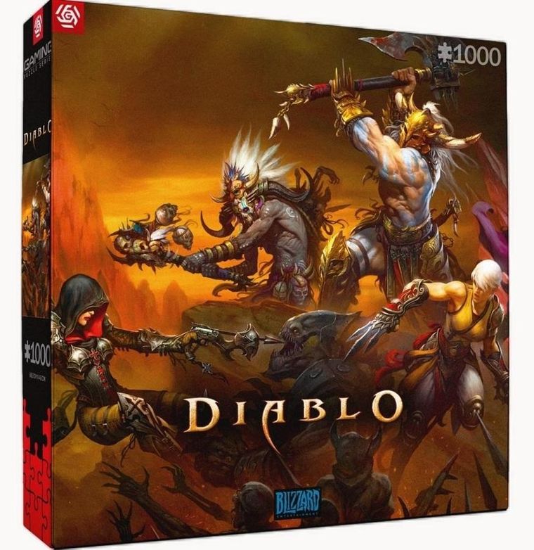 Good Loot, Gaming, Diablo, Heroes Battle, puzzle, 1000 elementów