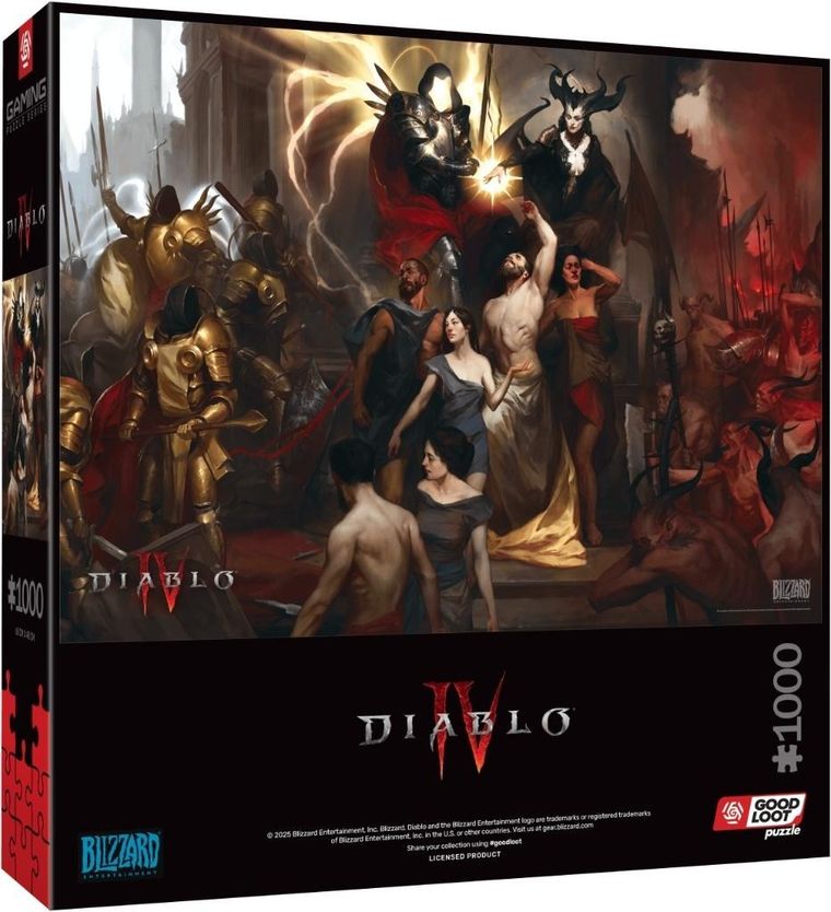 Good Loot, Gaming, Diablo IV, Birth of Nephalem, puzzle, 1000 elementów
