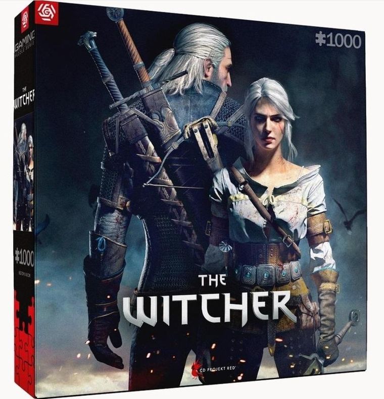 Good Loot, Gaming, Wiedźmin, Geralt & Ciri, puzzle, 1000 elementów