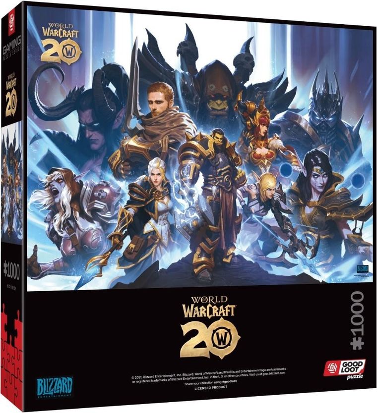 Good Loot, Gaming, World of Warcraft, 20th Anniversary, puzzle, 1000 elementów