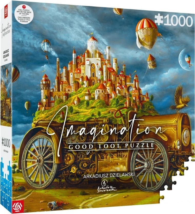 Good Loot, Imagination, Arkadiusz Dzielawski, Wielka Przeprowadzka, puzzle, 1000 elementów