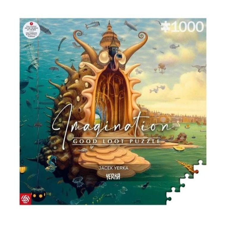 Good Loot, Imagination, Jacek Yerka, Port, puzzle, 1000 elementów