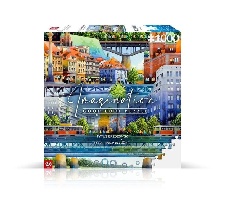 Good Loot, Tytus Brzozowski Warszawskie mosty, puzzle, 1000 elementów