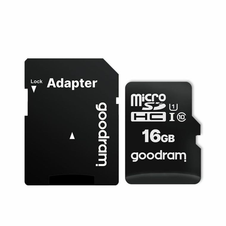 Goodram, karta Micro SDHC, 16GB + adapter