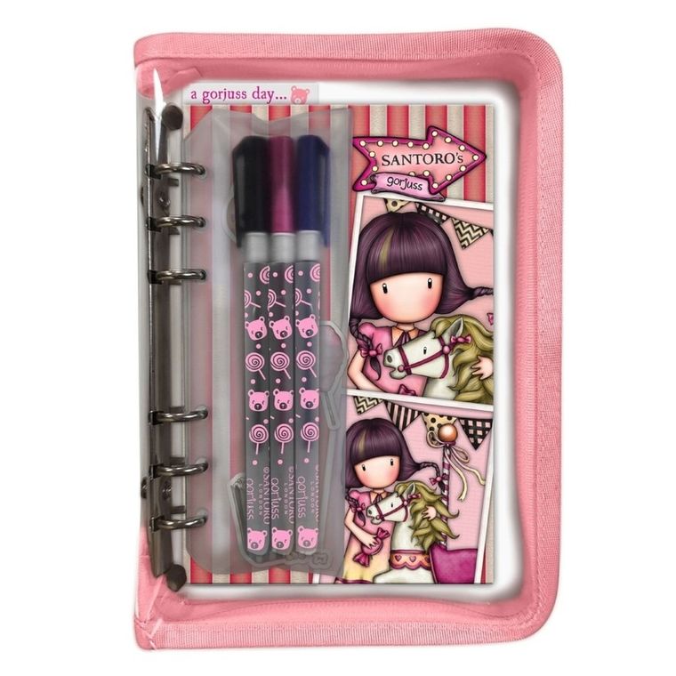 Gorjuss, Fairground, Carousel, zestaw przyborów szkolnych, organizer