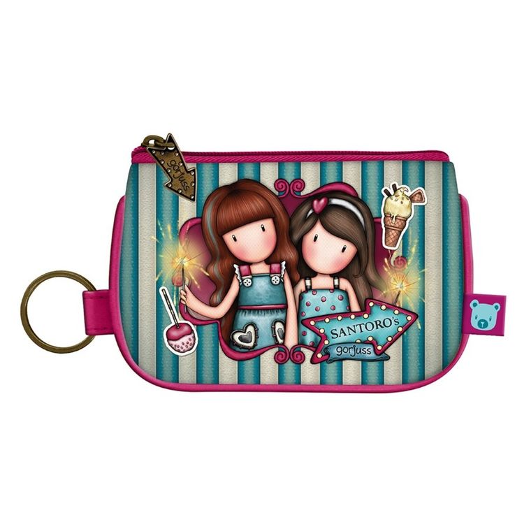 Gorjuss, Fairground, Fireworks, portmonetka na suwak, brelok