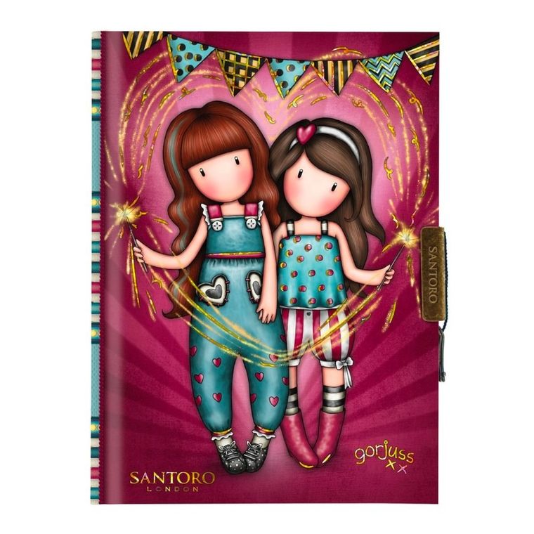 Gorjuss, Fairground, Fireworks, zamykany notes, 1 szt.